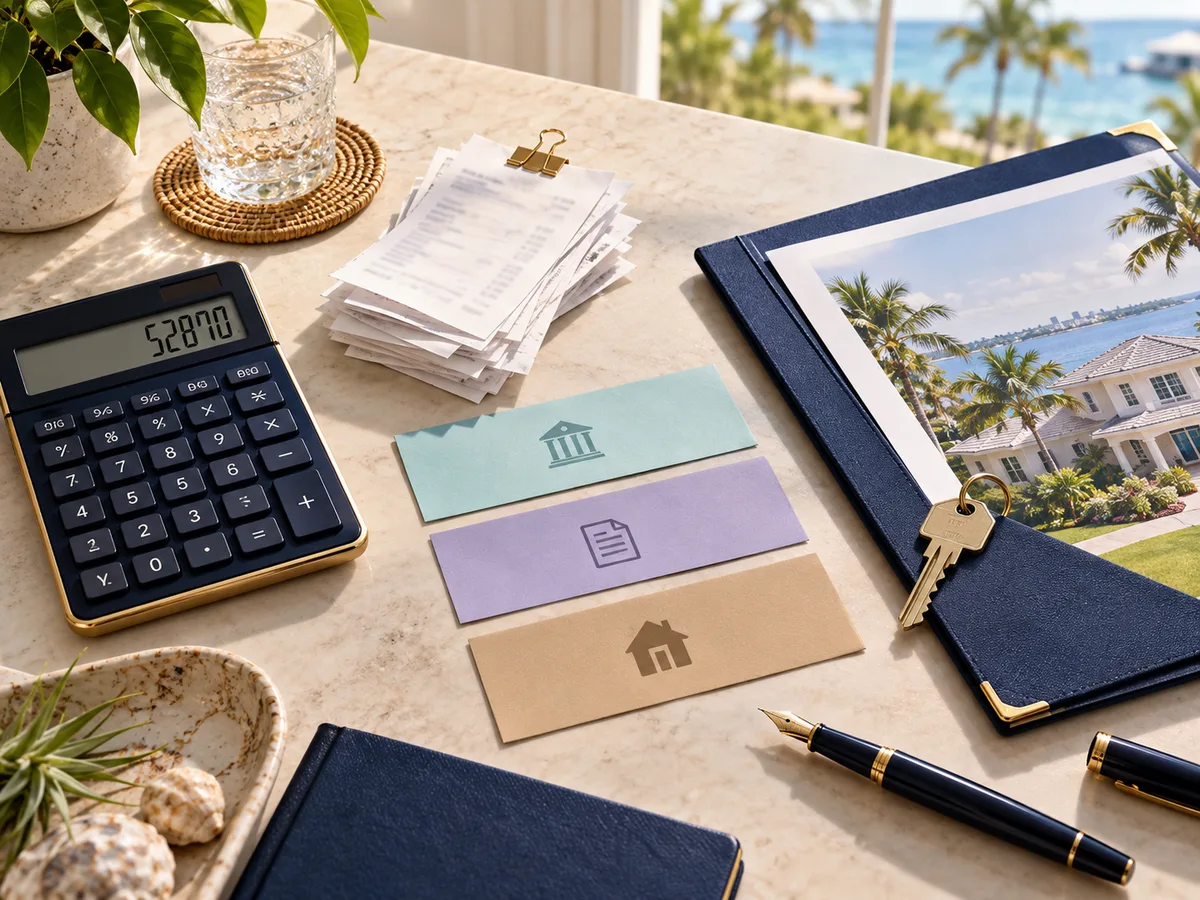 A clear Florida probate budget organized into court, legal, property, and tax expenses